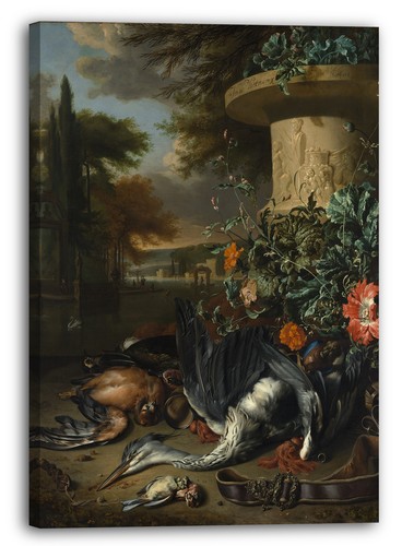 Tela cornice jan weenix - tela/cornice,