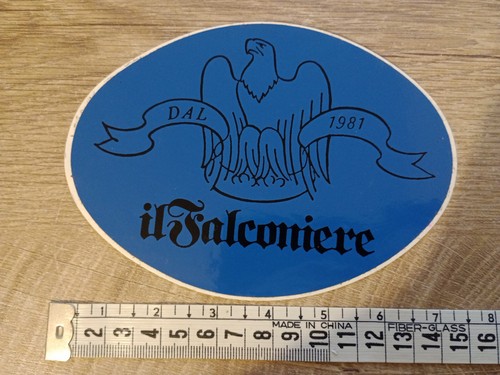 Adesivo vintage falconiere - il,