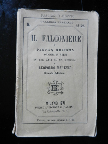 Libretto opera il - libretto, d’opera