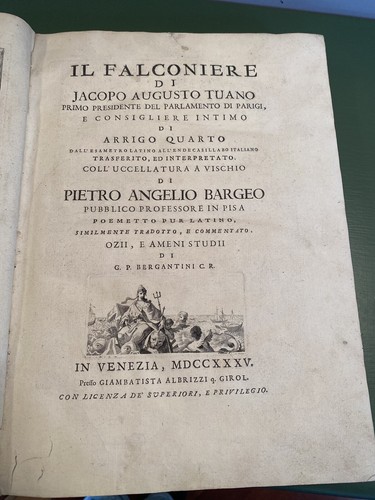Jacopo tuano falconiere - tuano:,