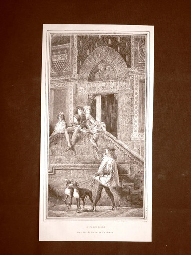 Falconiere quadro di - falconiere,