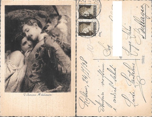 Cartolina falconiere t - cartolina, (t